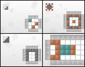 Laba slidinošās puzzles tipa spēle ar uzdevumu atkārtot puzzlē risinājuma attēlu. Objektus var pārvietot pa vertikāli un horizontāli, atkarīgs kur tu klikšķini. Spēle saglabājas automātiski, tāpēc vari turpināt to spēlēt arī vēlāk.