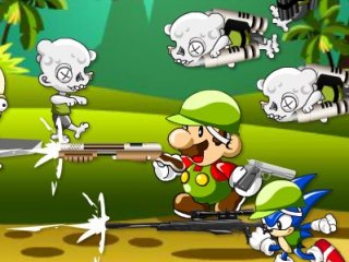 Mario and Sonic Zombie Attack